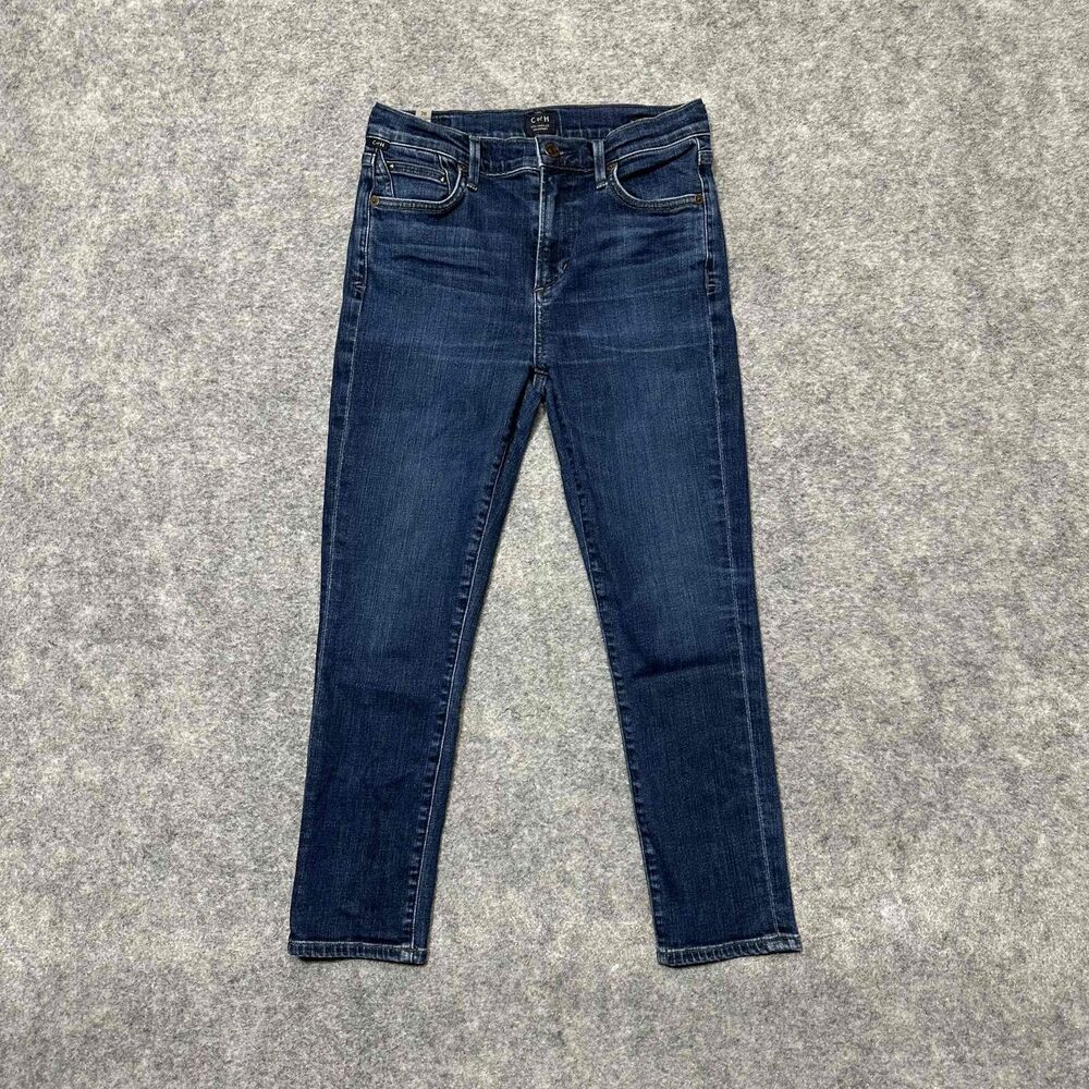 Citizens of Humanity Rocket Crop‎ Petite High Rise Skinny Jeans Dark Womens 26